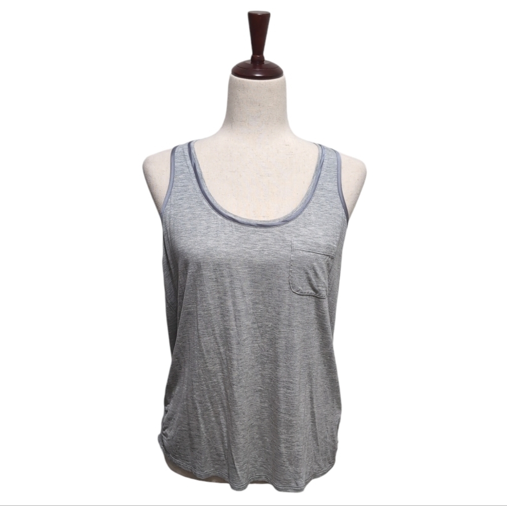 NWT White House Black Market WHBM Pocket Tank‎ Heather French Gray size Small